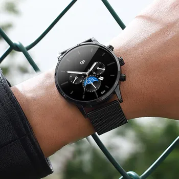 

2019 Top Brand High-End Simple Calendar Men's Watch Quartz Stainless Steel Watch relogio masculino часы мужские reloj mujer