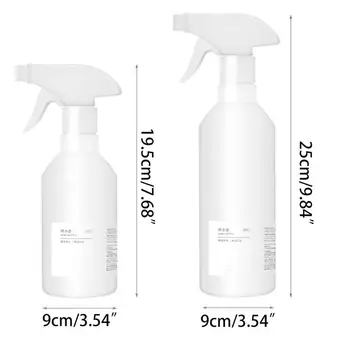 

350ML/500ML Capacity Hand-press Type Spray Bottle Leak Proof Empty Sprinkling Can for Alcohol Disinfectant Holder