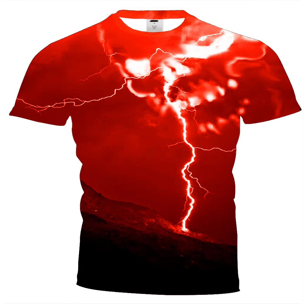 UNEY Мужская футболка с коротким рукавом принтом в виде черепа 3D рисунком для