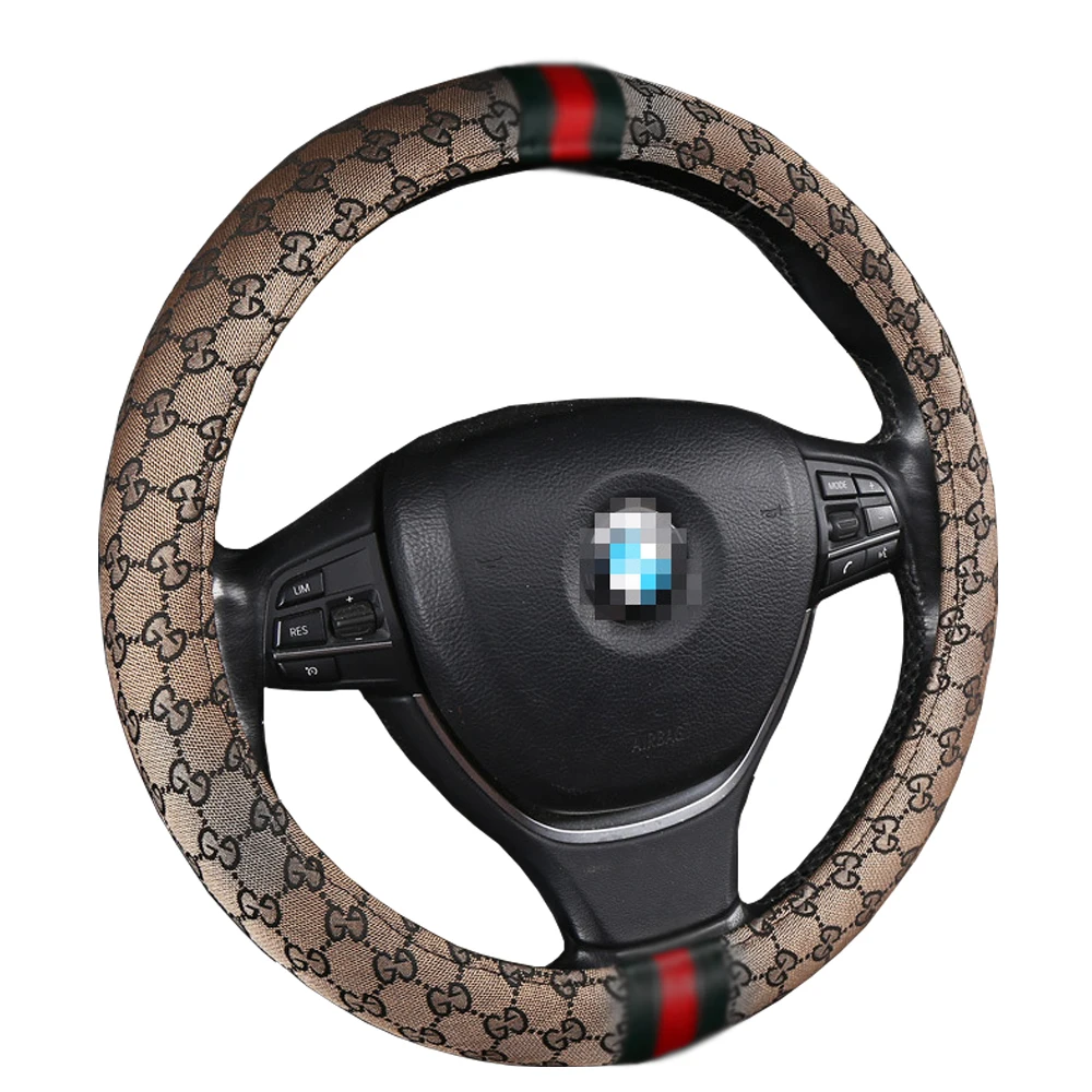 

car steering wheel cover four seasons steering wheel universal tide brand personality fashion non-slip sweat-absorbent AUTO