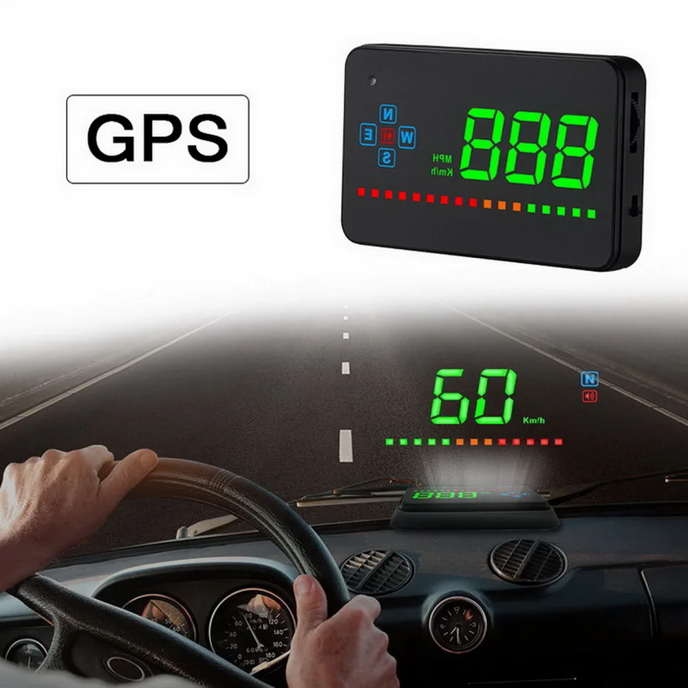 Большой экран 3," gps скоростной метр Универсальный велосипед Мотоцикл Грузовик цифровой дисплей скорости автомобиля превышение скорости ing сигнализация