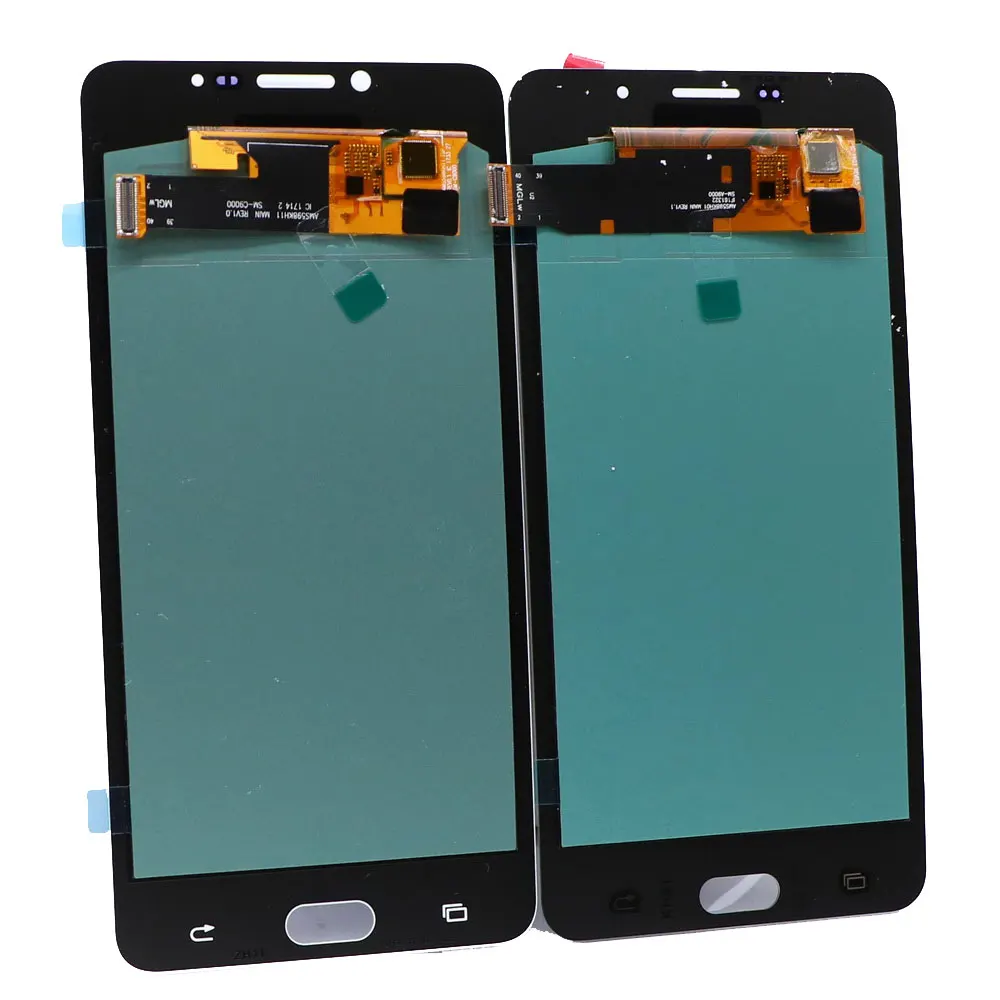 Для samsung 5,5 дюймов Супер AMOLED lcd Galaxy C9 C900 C900F C900FD мобильный сенсорный экран дигитайзер компонент+ регулировка яркости
