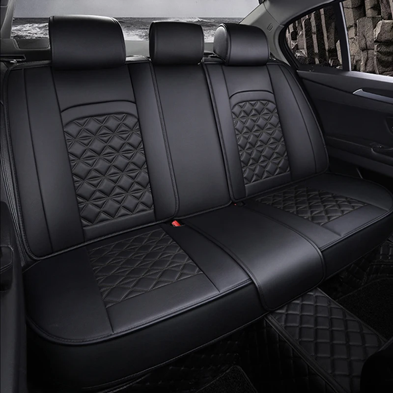 Flash mat Универсальный кожаный автомобильные чехлы на сиденья для Mitsubishi Pajero ASX Lancer