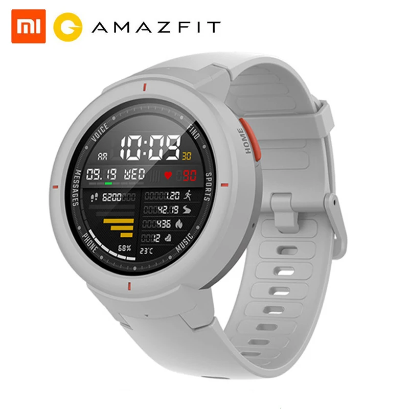 

Huami Amazfit Verge English Version Sport Smartwatch GPS Bluetooth Music Play Call Answer Smart Message Push Heart Rate Monitor