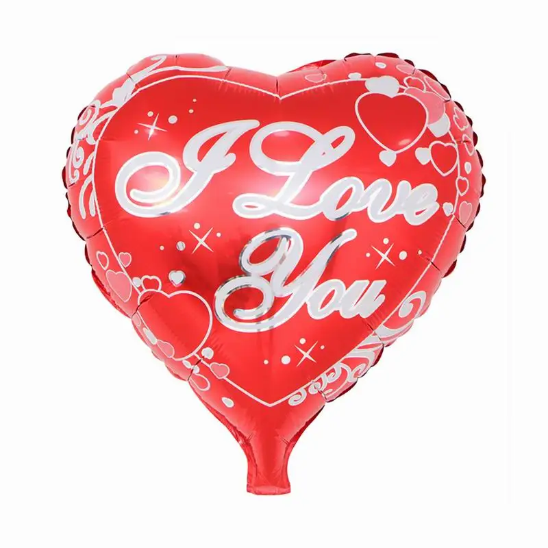 13 10 шт., 18 дюймов, воздушные шары с надписью I Love You Heart, надувные гелиевые шары из фольги, украшения для свадьбы, дня рождения, вечеринки, товары для Дня Святого Валентина - Цвет: 13