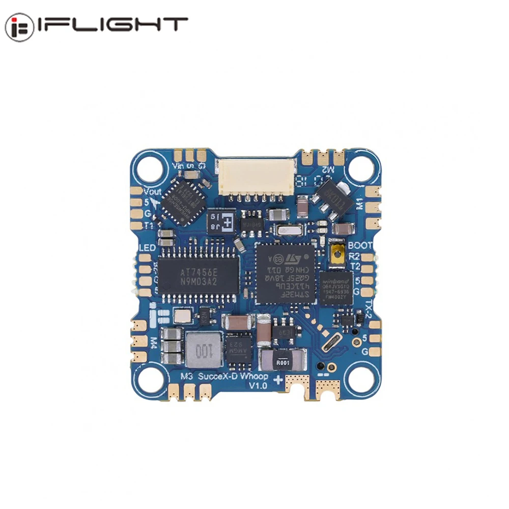 Контроллер полета iFlight sucex-D Whoop F4 AIO Board (MPU6000) с разъемом 5 в 2A/10 2A BEC/Micro-USB для дрона FPV
