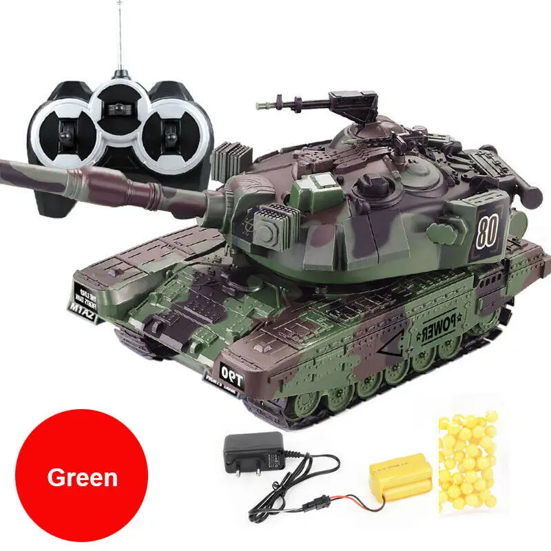 Zhenduo игрушка 1:32 RC боевой гусеничный Танк радиоуправляемые игрушки автомобиль может запускать мягкие пули BB пуля