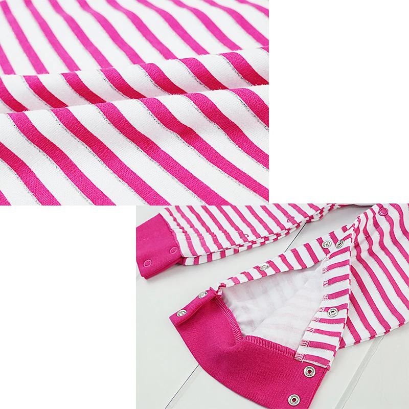 Little Q 100% Cotton One Piece Rompers for Boys and Girls 12-30M Baby Clothes Spring Suits Autumn Jumpsuits