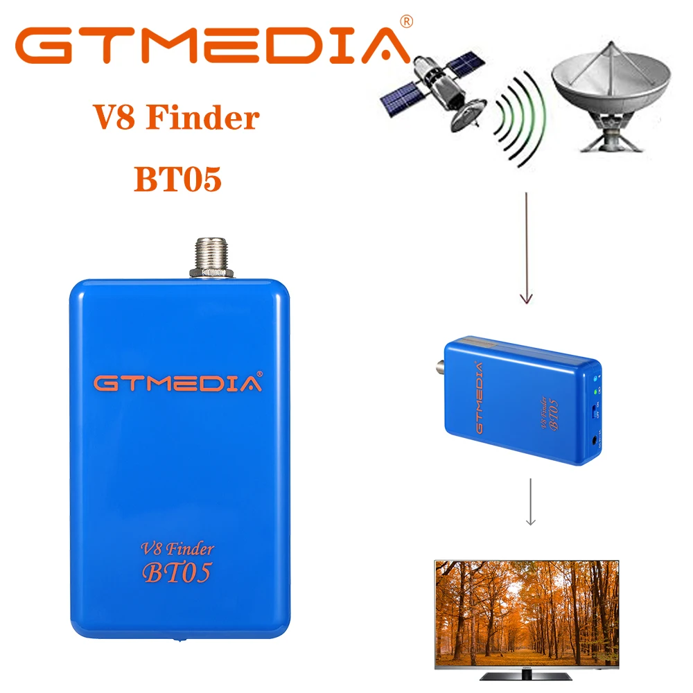Оригинальный GTmedia V8 Finder BT05 BT03 DVB-S2 спутниковый искатель лучше чем Satfinder ws-6933 ws6906