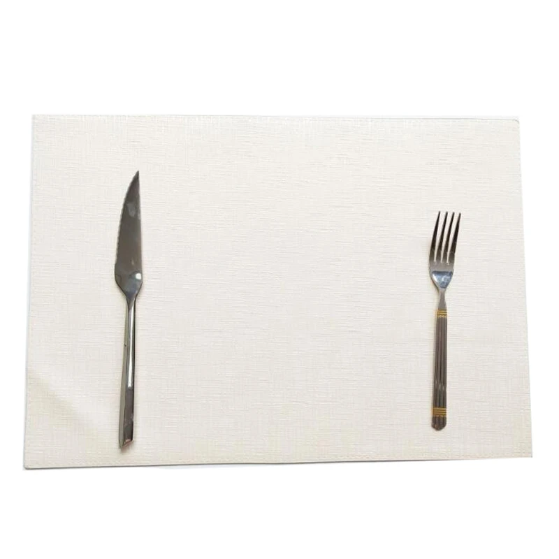 Placemat Coasters Heat-insulated Tableware Leather Decor Kitchen Dinning Bowl Dish Waterproof Pad Table Mat