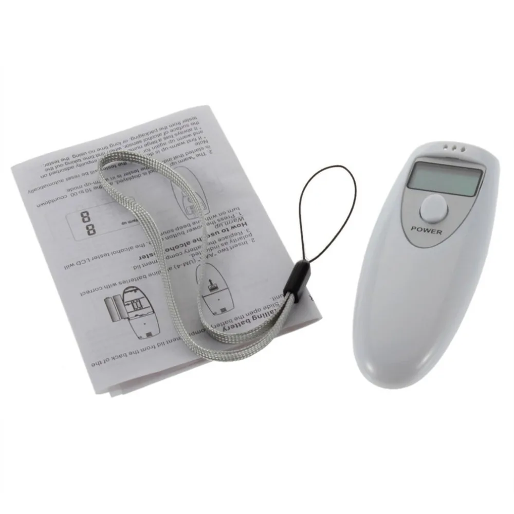 

Promotion Professional Pocket Digital Alcohol Breath Tester Analyzer Breathalyzer Detector Test Testing PFT-641 LCD Display