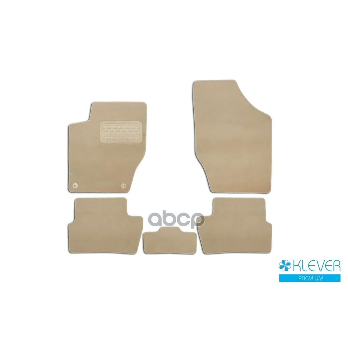 Коврики В Салон Klever Premium Peugeot 408 2012-, Сед., 5 Шт.(Текстиль, Бежевые) Klever арт. KLEVER04382122112kh