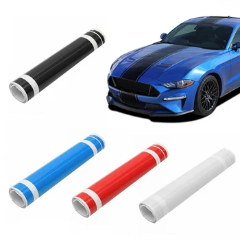 

Universal Car Body Racing Dual Stripe Hood Decal Vinyl Graphics Sticker Racing Stripe Vinyl Car Truck Vehicle Stickers