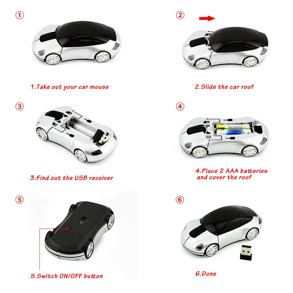 car shaped computer mouse