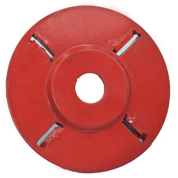 

90mm Power Wood Carving Disc for 22mm Angle Grinder Tool Milling Cutter Four-Tooth Arc Woodworking Turbo Plane Disc Grinder