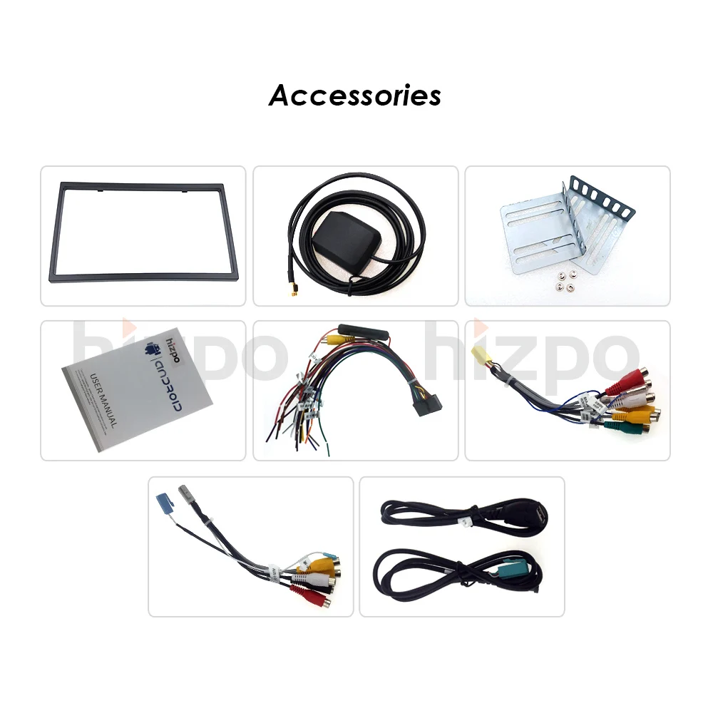 Top 2G RAM 16G ROM 2 Din Android 9.0 Quad 4 Core Car DVD Player For Universal GPS Navigation Stereo Radio WIFI MP3 Audio USB SWC dab 3