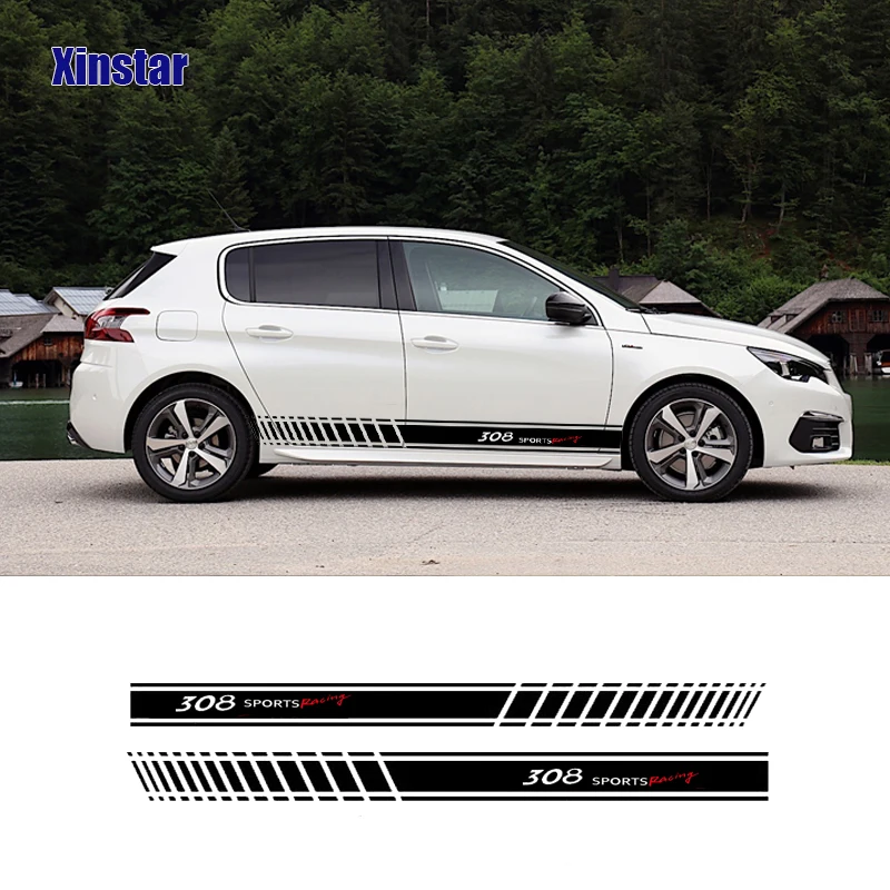 Kit Bandes latérales Peugeot L-Stripe - GTStickers