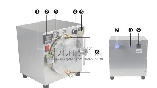Горячая маленькая версия машина для удаления пузырьков пузырьковый пеногасящий аппарат Завод прямых продаж Воздушный прибор для устранения пузырьков 110 В/220 В