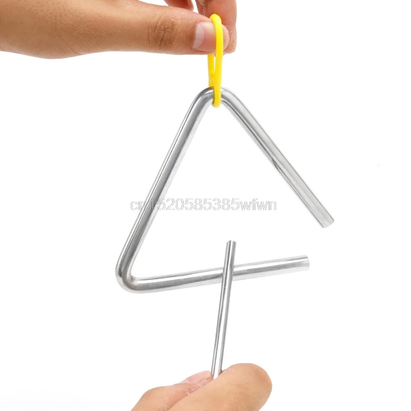 

Children Kids Musical Toy Instrument Rhythm Band Triang-le Educational Preschool Drop shipping