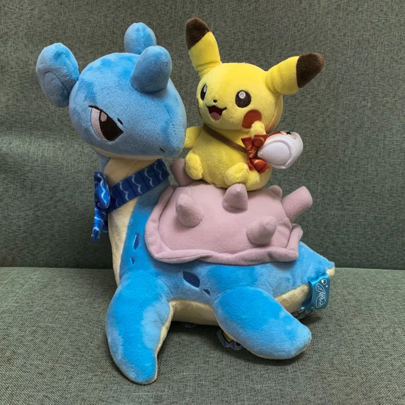Такара Tomy куклы Покемон лапрас Пикачу плюшевые мягкие животные детские игрушки подарки 25 см