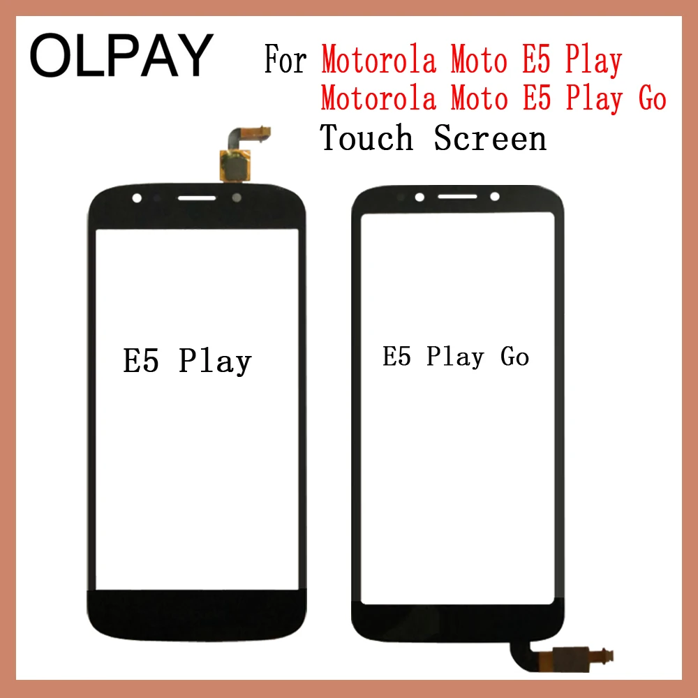 OLPAY для Motorola Moto E5 Play сенсорный экран дигитайзер для Motorola Moto E5 Play Go Сенсорная панель Сенсорный экран сенсор переднее стекло