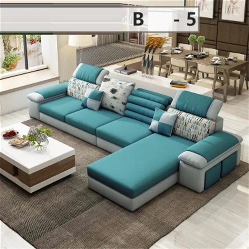 Version D Мобили Koltuk Takimi Puff Recliner Copridivano Kanepe Meble Do Salonu Futon Para De Sala набор мебели для гостиной Mueble диван - Цвет: Version D