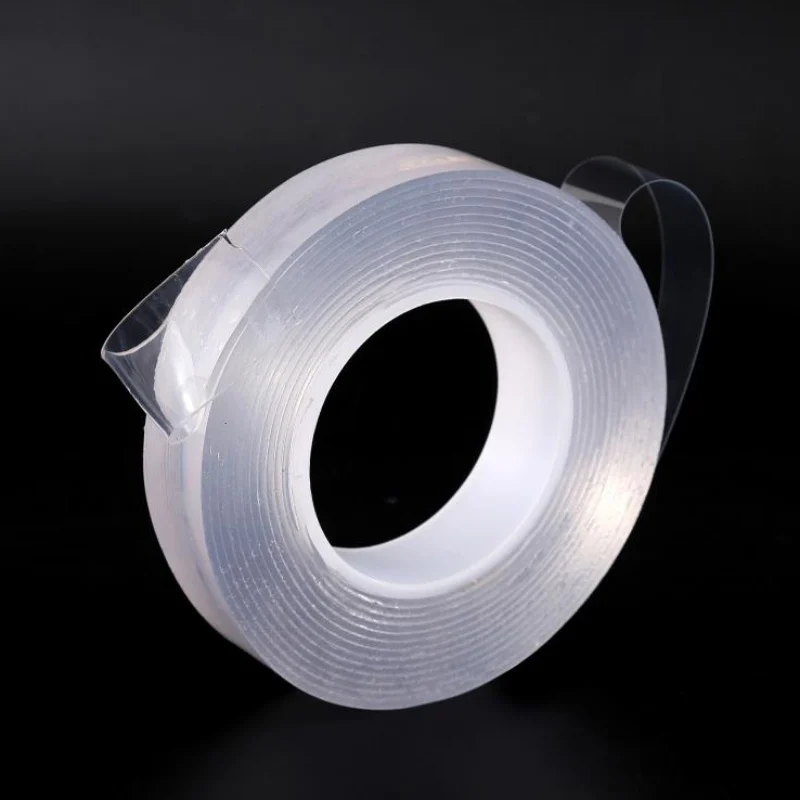 1M/5M Nano Magic Tape Double Sided Tape Transparent No Trace Acrylic Reuse Waterproof Adhesive Tape Cleanable Home Improvemen
