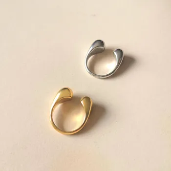 

Autumn's new personality sweet cat styling minimalist ring trend set new ring