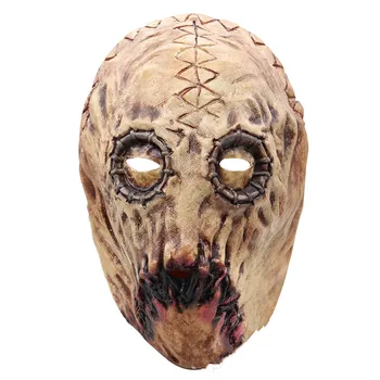 

Mummy mask Scary Horror Scarecrow Halloween Masks Vampire terror realista maska Evil prank Real Female bloodsucker realistic