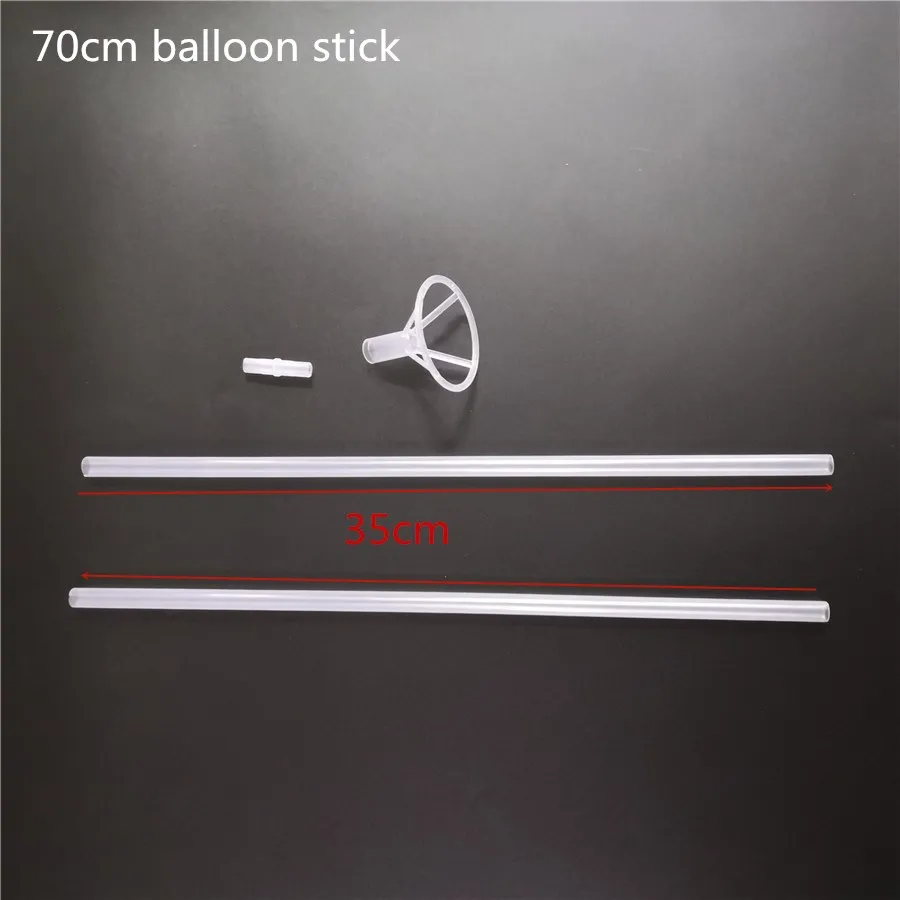 70cm balloon stick 20/36-дюймовый 3 м светодиодный светящийся светодиодный шар прозрачные круглые декоративные пузырьки для дня рождения, вечеринки, свадьбы, декоративные шары Рождественский подарок - Цвет: 70cm balloon stick