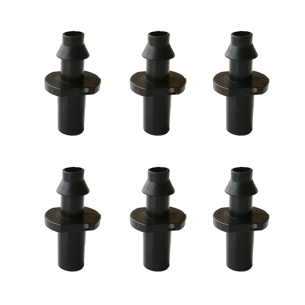 

50Pcs 4/7mm Hose Single Barb Connector Garden Greenhouse Irrigation System Fittings 6mm Nozzle Connector