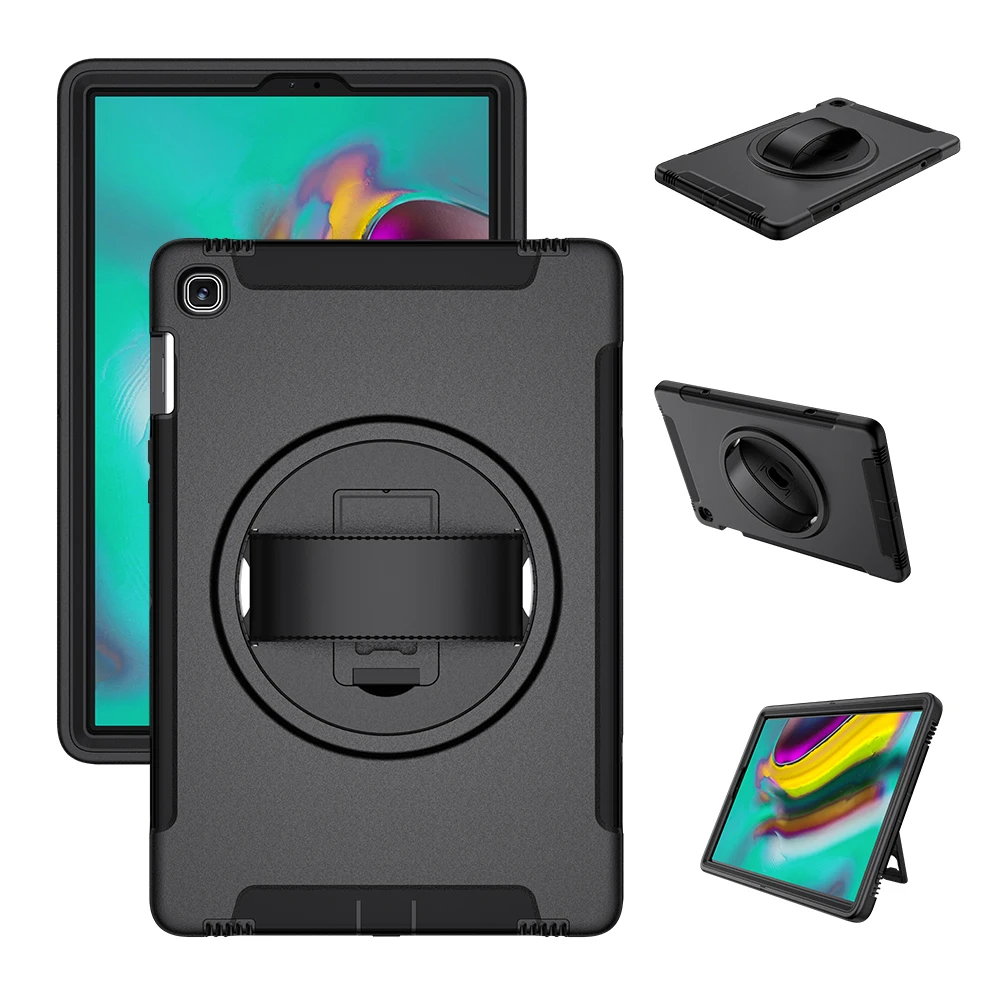 Чехол для планшета samsung Galaxy Tab S5E SM-T720 SM-T725 10," противоударный чехол с ремешком на руку аксессуары с откидной подставкой FTL01