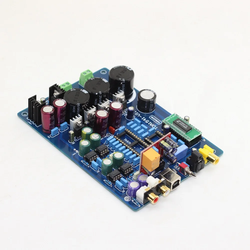 Pre-amplifier Board TDA1541 Optical Fiber Coaxial Decoder With USB Without And SAA7220 IC | Электроника