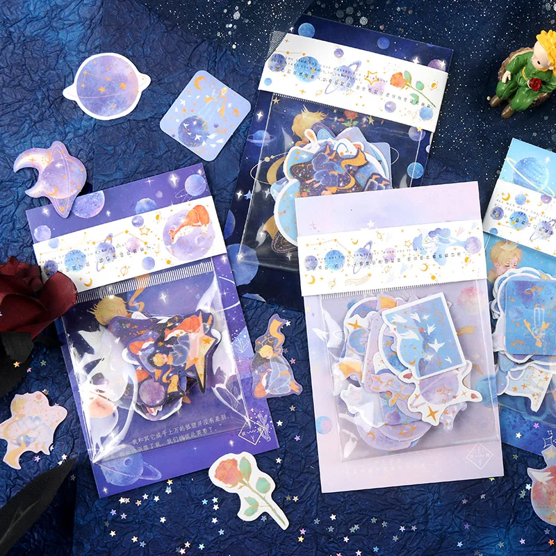 30pcs/pack Little Prince Paper Sticker Diy Diary Album Decoration Stickers Scrapbooking Planner Label Scrapbook Stickers afbeelding