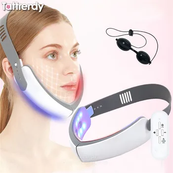 

slim face shaper instant face lift machine cheek lift microcurrent device double chin exercise face bandage slimming massager
