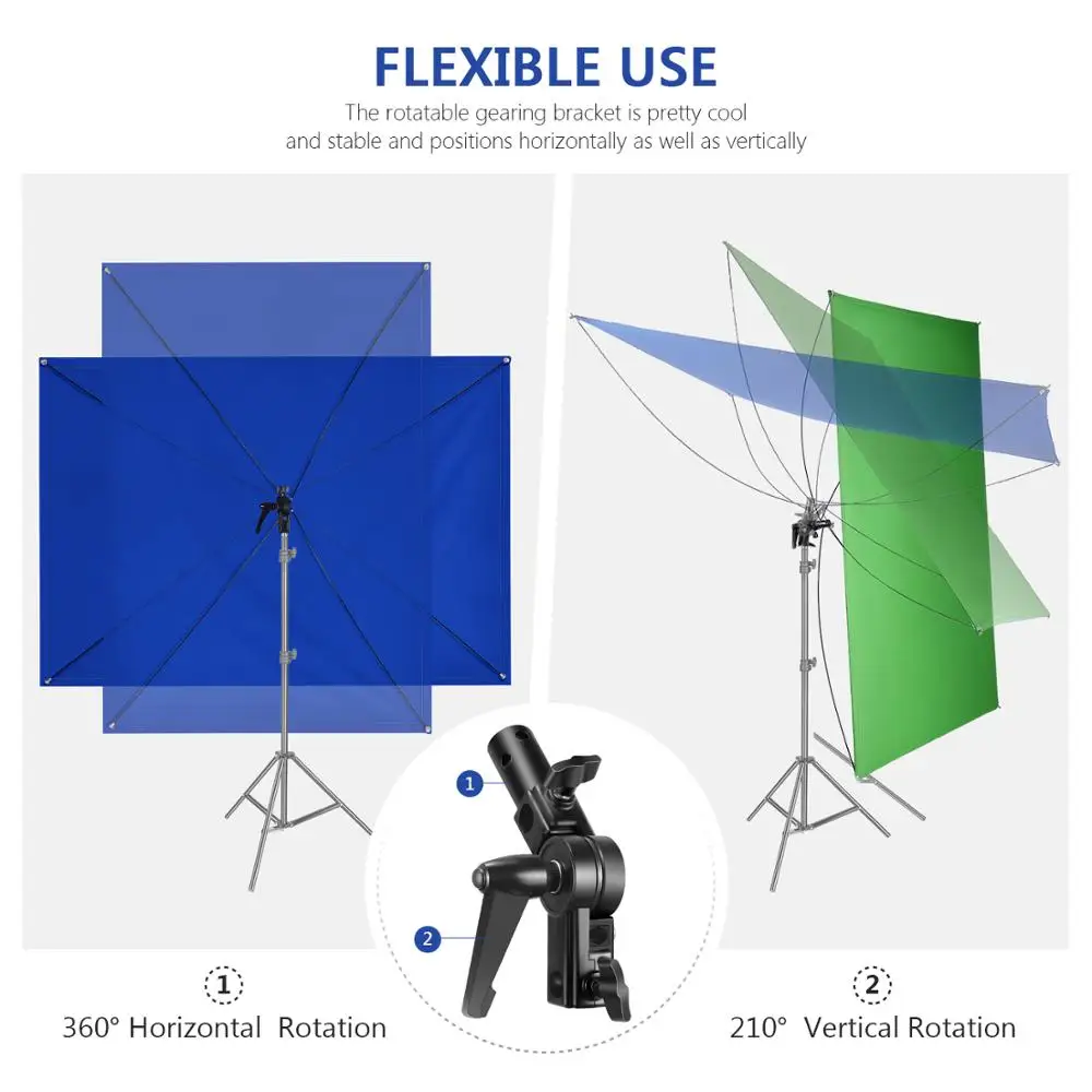 Neewer 39x5 5 дюймов/100x140 см Портативный 2 в 1 фон для фотографии с оформлением виде