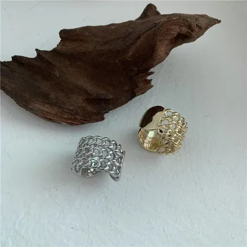 

Women Punk Rings Metal Chain RING cuff Vintage Femme Finger RING Geometric Cuff rings for Women Gothic Jewelry 2020