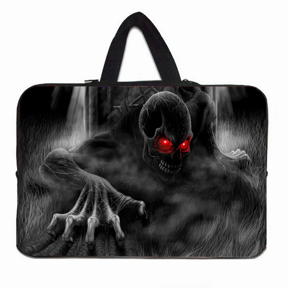 Ручка черепа 1" 12,3 ультрабук нетбук PC рукав сумка для переноски Funda Portatil 11,6 Bolsas для Macbook Air 11 Dell XPS 12 Chromebook
