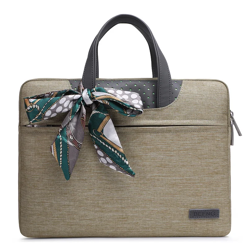 13 inch Khaki Kissyenia водонепроницаемый Macbook Чехол светильник 13 14 15 дюймов чехол для ноутбука F светильник сумки с ручками бизнес путешествия компьютер портфель KS1362 - Цвет: 13 inch Khaki