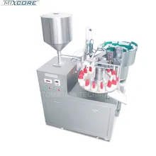 Заводская поставка, машина для наполнения SGX-3 клеем из нержавеющей стали и завинчивающейся крышкой