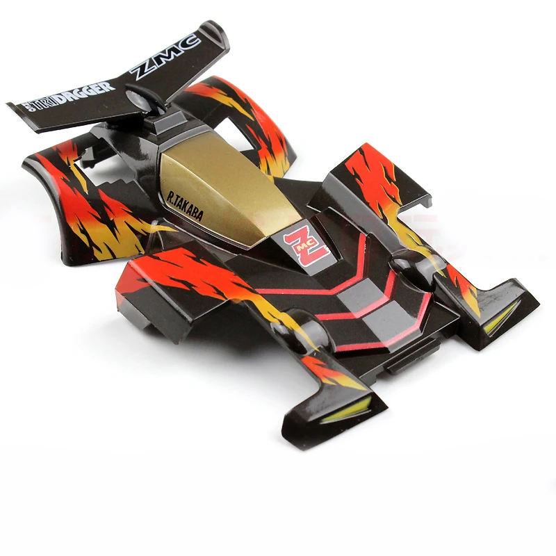 ミニ四駆 漆黒の双槍が敵を貫く！ 重装騎士テールユニット登場 塗装ハード車のため1/32スケールタミヤミニ4WD車モデルbrocken