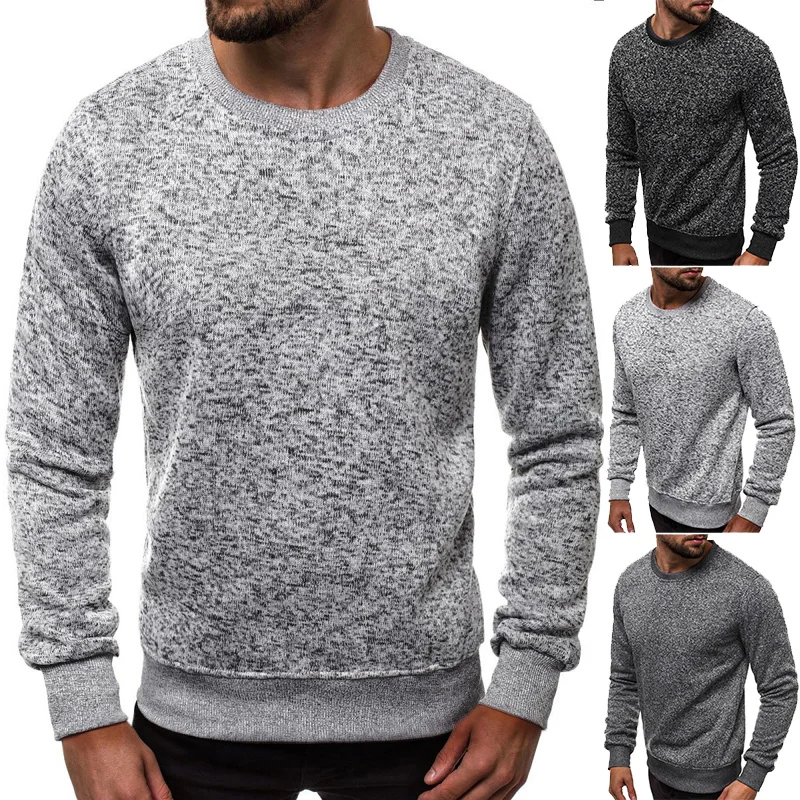 Мужские свитера мужской пуловер осенний вязаный Повседневный модный длинный