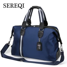 Sereqi Большая вместительная мужская дорожная сумка Женская водонепроницаемая нейлоновая Компактная сумка для поездки многофункциональные дорожные сумки упаковочные кубики