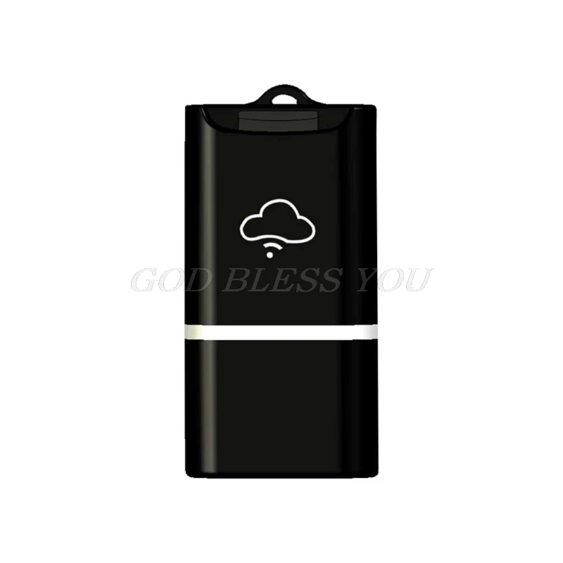 Белый USB Wireless WiFi Storage Flash Driver TF Micro SD Card Reader For iOS Windows Android - Цвет: Белый