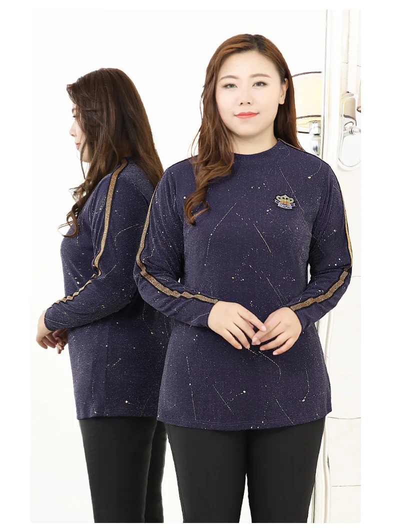 TUHAO, хорошее качество, большие размеры 10XL 8XL 6XL 4XL, Женская Офисная рубашка с длинными рукавами, Элегантные повседневные топы для мам среднего возраста WM04