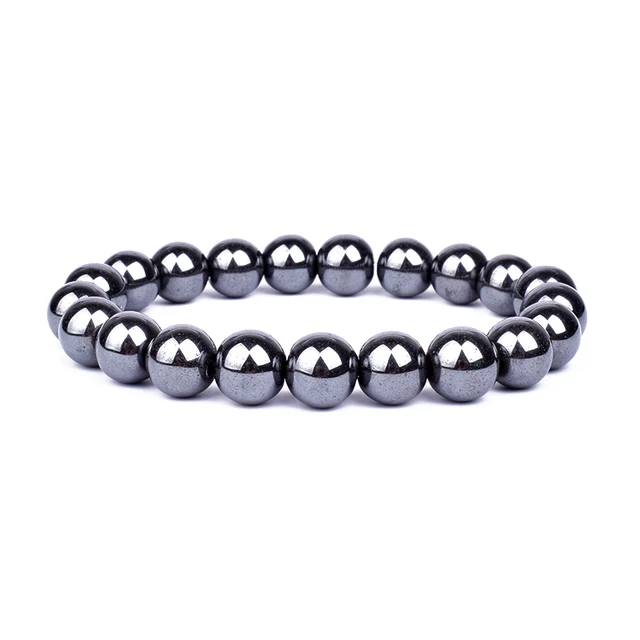 New Magnetic Hematite Bracelets Men Tiger Eye Stone Bead Couple Bracelets for Women Health Care Magnet Help Weight Loss Jewelry 0