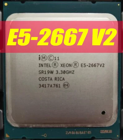 Процессор Intel Xeon E5 2667 v2 LGA2011 3 ГГц 8 ядер 16 потоков 25 Мб кэш-памяти SR19W 130 Вт |
