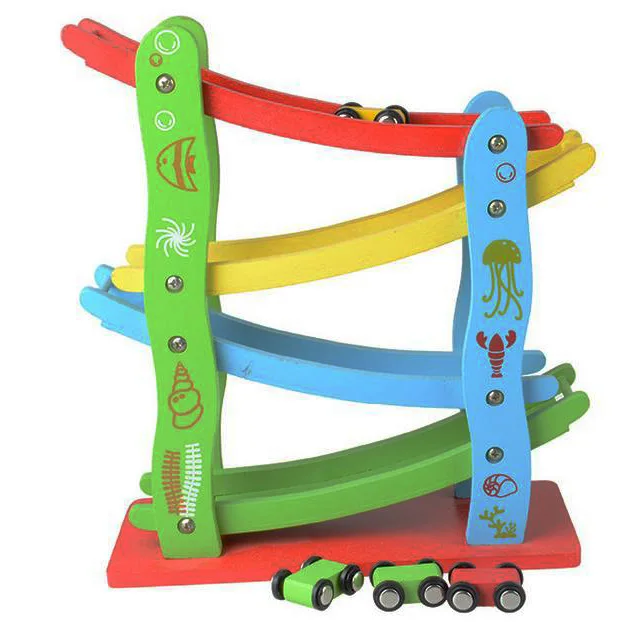 Деревянный красочный ХУА СЯН че скользкий автомобиль Rb45 скоростной гоночный автомобиль гравитационное ускорение мудрое скольжение автомобиль