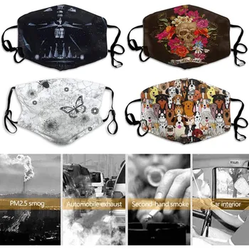 

1PC PM2.5 Breathable Flower Face Mask Printed Masks Fabric Protective PM 2.5 Dust Mouth Cover Washable Reusable Mouth Mask#40
