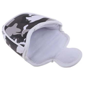 

Golf Club Head Covers Durable Waterproof Mallet Putter Protectors with Camouflage Pattern